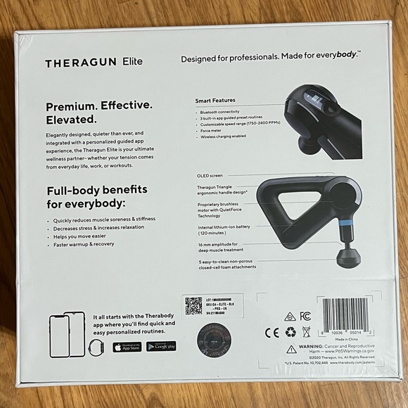 Theragun Elite - Handheld Electric Massage Gun - Picture 3 of 11